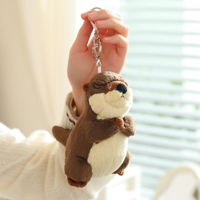Cute Little Otter Doll Plush Toy Deep Sea Sea Otter Grab Machine Doll Ashore Doll Birthday Gift