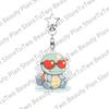 Anime Bulbasaur Squirtle Charmander Cartoon Key Chain Couple Girls Boys Acrylic Backpack Pendant Charm Family Gifts Jewelry Toys
