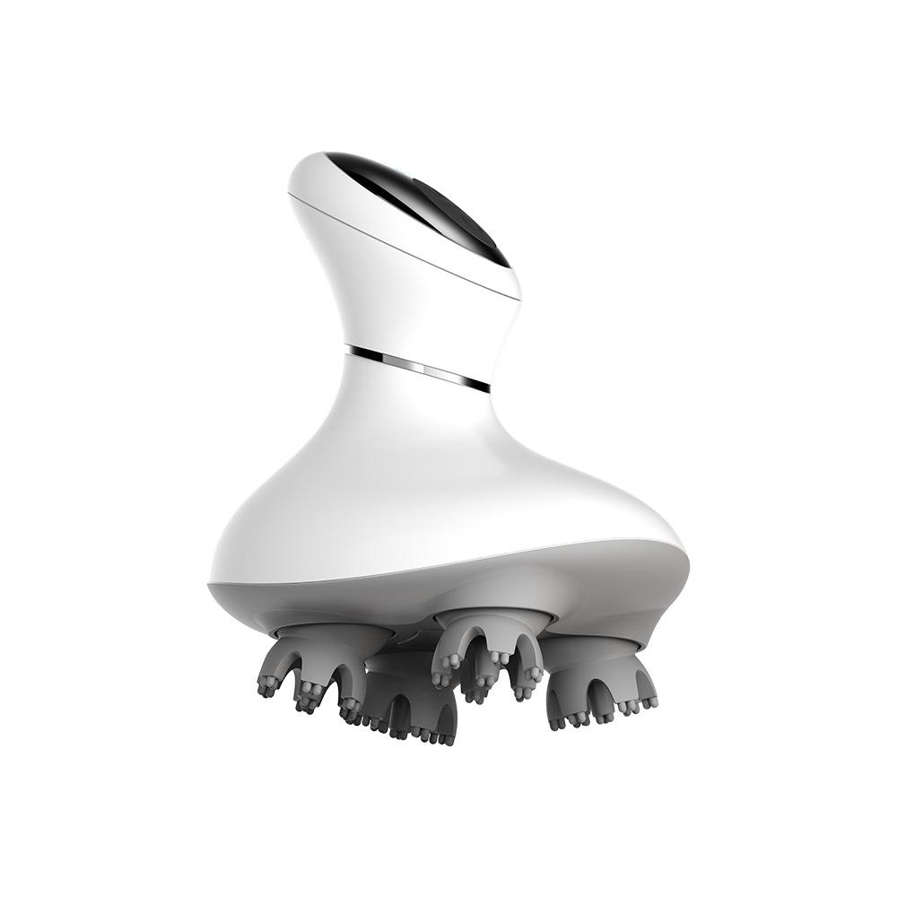 Home Electric Head Massager Rechargeable Waterproof Vibration Kneading Smart Mini Multi-functional Scalp Massager