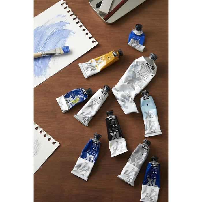 Tube 37ml peinture HUILE FINE XL Noir intense