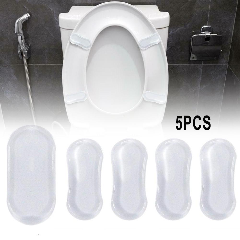 Toilet Seat Toilet Seat Bumper Toilet Seat Bumper 1.76x0.79x0.20inch Anti-collision Sticker Pad Toilet Seat Bumpers