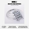 Ordinary Stainless Steel Dog Bowl Dog Cage Hanging Fixed Dog Basin