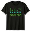 Plant Papi Funny Plant Lover Dad Gardener Father's Day T-Shirt