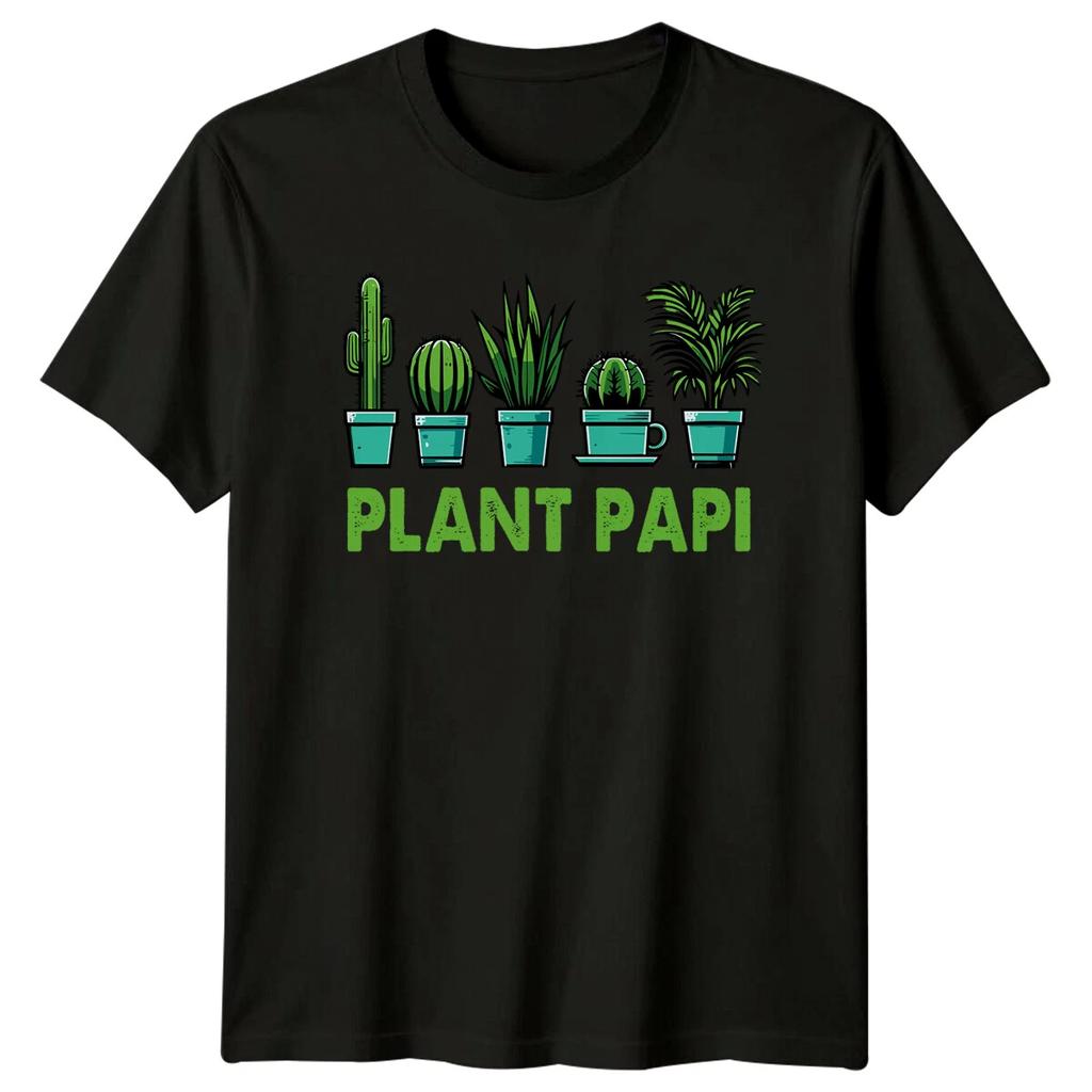 Plant Papi Funny Plant Lover Dad Gardener Father's Day T-Shirt
