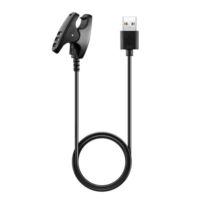 USB Charger Clip Cable for Suunto 3 Fitness/Suunto 5 - SURENHAP - Black - 1m