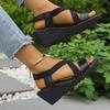 Fashion Shoes Female 2025 Hot Sale Open Toe Women's Sandals Fashion Plus Size Casual Summer New Non-Slip Comfortable Wedge Sandals