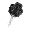 2Pcs Guitar Strap Lock Guitar Strap Button Set Metal Strap Lock Flat Mushroom Head for Acoustic Electric Guitar Ukulele