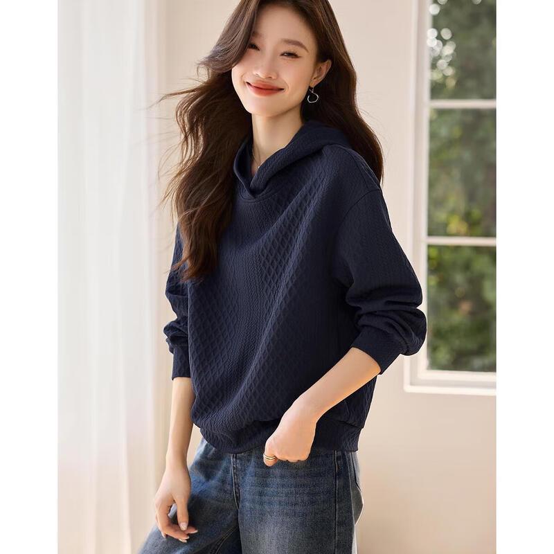 

Женский повседневный худи с текстурой L