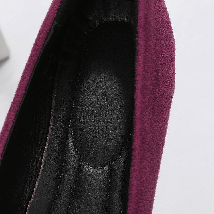 Plus Size Suede Bow Loafers for Women - New 2022 Casual Round Toe Driving Shoes