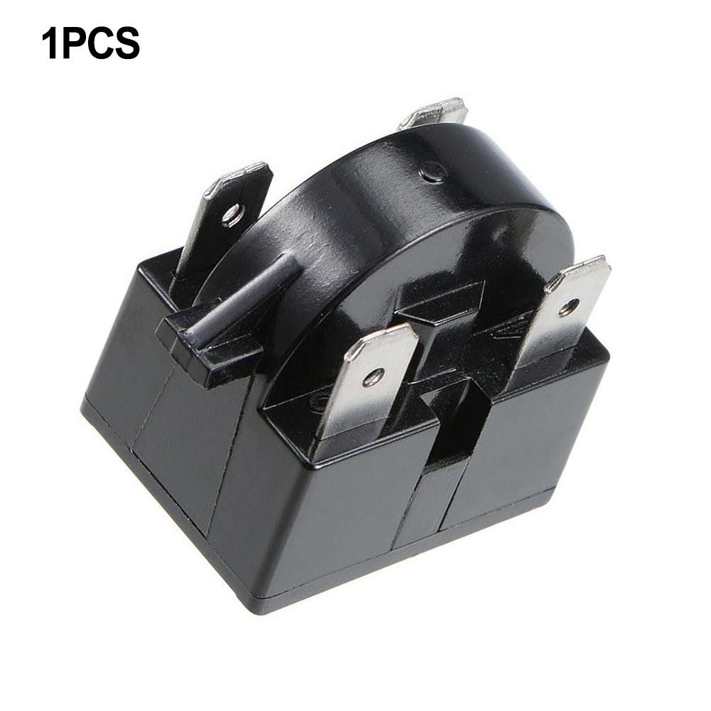1/3Pins PTC Start Relay 1PC Black Efficient For Compressor
