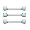 Stainless Steel Bell Nipple Ring Piercing Set