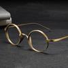 New Pure Glasses Frame Oval Shape Simple Design Eyeglasses Frames Retro Classic Eye Decoration