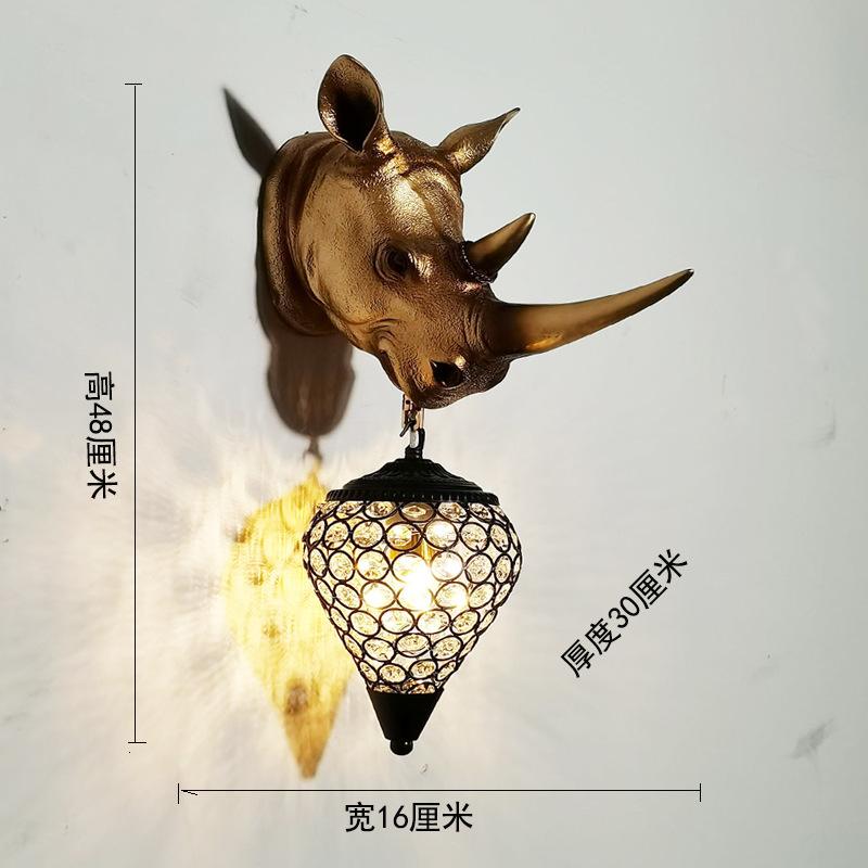 

Настенные светильники из смолы, винтажные настенные бра, светильники для гостиной, спальни, домашний художественный декор No bulb