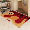 The Year of The Snake Red Wire Circle Entry Door Floor Mat High-end Water-Absorbent Dirty Anti-Slip Foot Mat Paving and Cutting Floor Mat