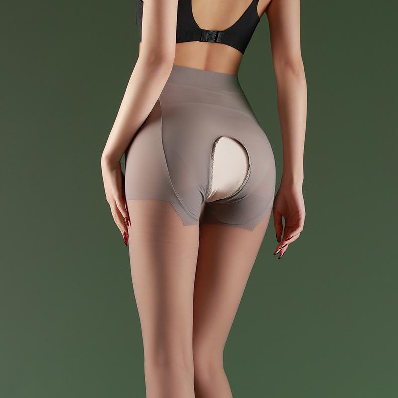 Women's Invisible Stockings Summer 8d Open Crotch Ultra-Thin Pantyhose Ultra Elastic Tight Stocking Transparent Sheer Pantyhoses