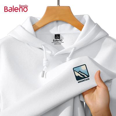 Baleno Men's Heavy Knit Hooded Sweatshirt
