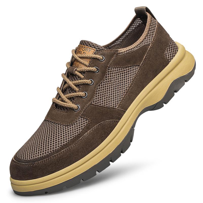 Mocassini Traspiranti a Taglie Forti da Uomo - Scarpe Sportive Casual alla Moda in Stile Coreano per Primavera/Estate