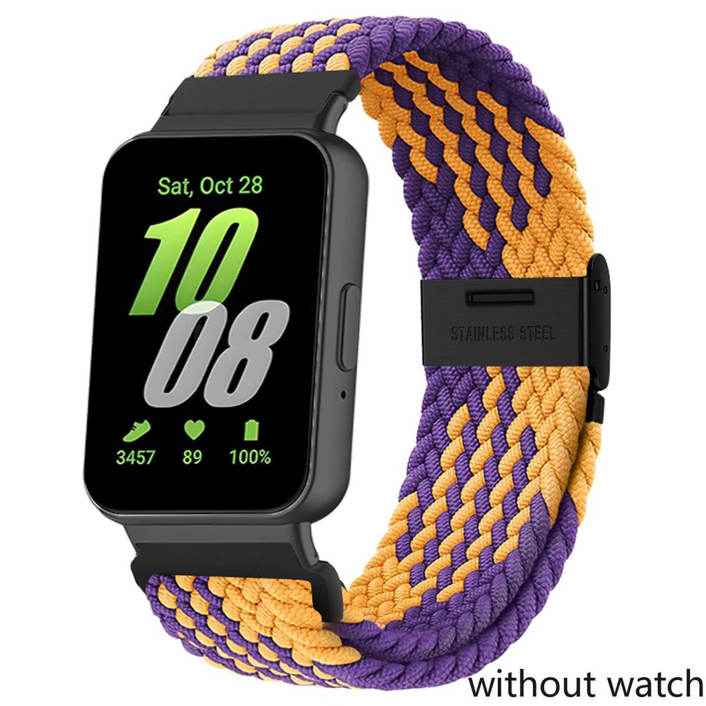 Braided Bands for Samsung Galaxy Fit 3 Sports Strap Adjustable Replacement Correa Nylon Bracelet for Samsung Galaxy Fit3 Band
