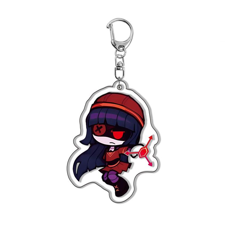 

Murder Drones Cartoon Anime Keychain Main Characters For Uzi N V J Doll Tessa Cute Accessories 6 cm