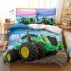 Bedding Three-Piece Set 3D Digital Printing Cool Tractor Bedding Three-Piece Set