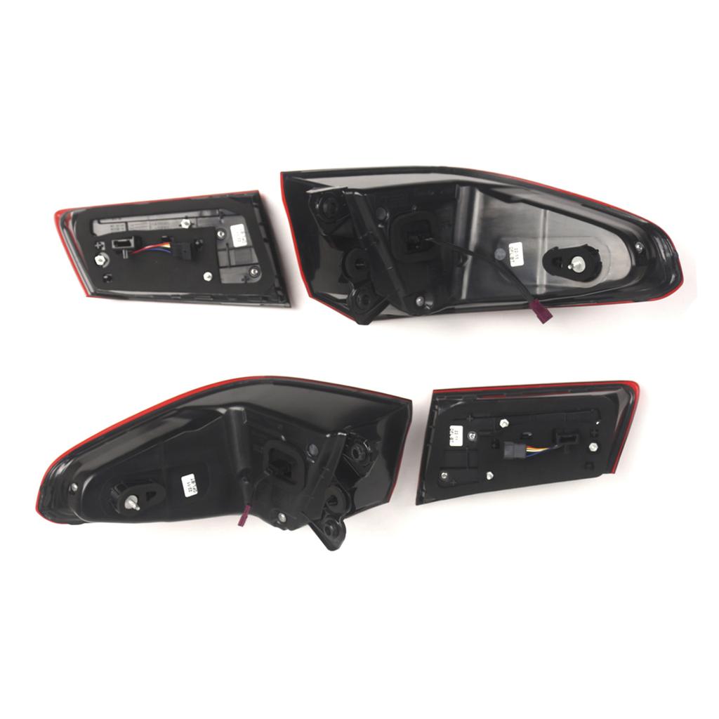 L&R Red LED Tail Lights Rear Lamp Assembly For BMW 5 Series G30 G38 2018-2020