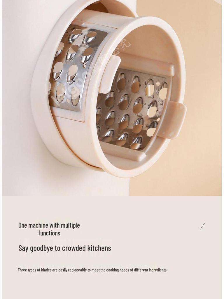 Electric Multifunctional Vegetable Cutter & Grater for Potatoes and Carrots