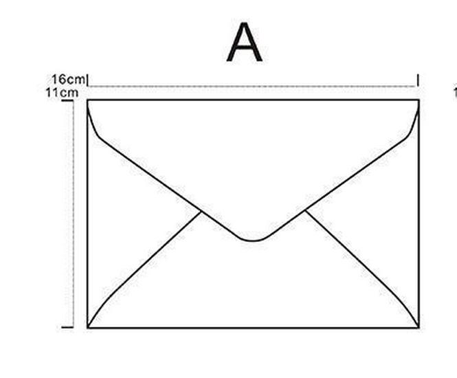 

Retro Kraft Paper Envelopes: Solid Color for Postcards & Invitations White Card