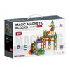 Stained Glass Magnetic Marble Run: Kids' Magnetic Building Blocks and Tracks