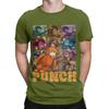 Cute Punch Graphic Funny 100 Cotton TShirt Bib Punch The Monkey Tops Tees For Unisex