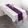 Satin Table Runner Table Cloth 27x275cm for Banquet Wedding Party Decoration
