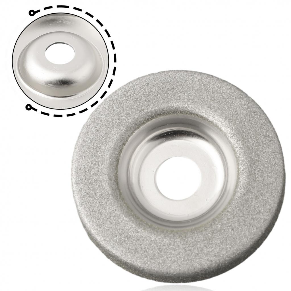 2 Diamond-Grinding Wheel Cup Emery Milling Cutter Circle Sharpener Stone