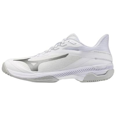 Wave Exceed Court Lightweight Stability Tennis Shoes Women Sneaker White Gray 61GA261901