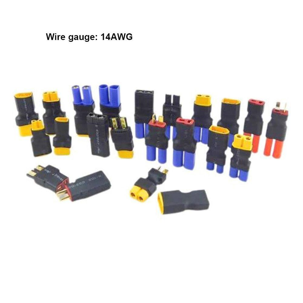 XT90 EC3 Airplane Battery Revolving Female Connector to Banana Head for 2pcs Welding Accessories