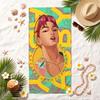 abby Soft Beach Towel Stylish Beach Pool Towel for Summer Seaside Vacation Travel