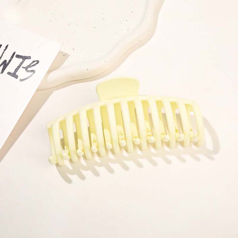 13CM Korean Solid Color Large Hair Claw Elegant Acrylic Ponytail Clip Hairpins Barrette Crab for Women Girls Hair Accessories