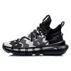 Neil Barrett X Li Ning Essence 2.3 Vintage Basketball Shoes Women's Mid Top Black/White AGBQ128-2