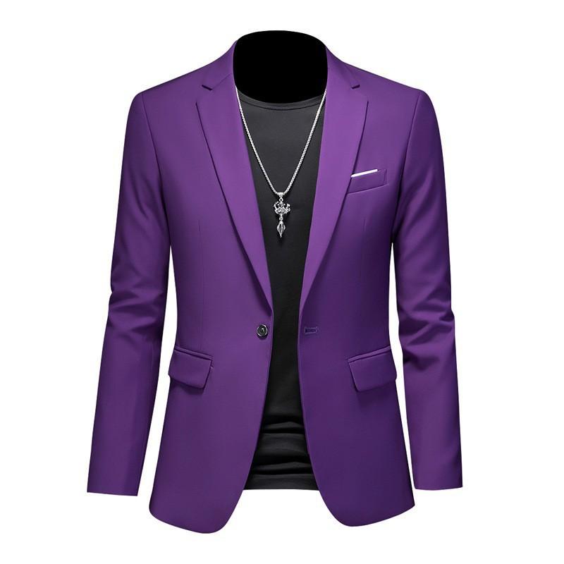 Frühling Herbst Herren Freizeitanzug Slim Fit Anzugjacke Herren Berufsanzug