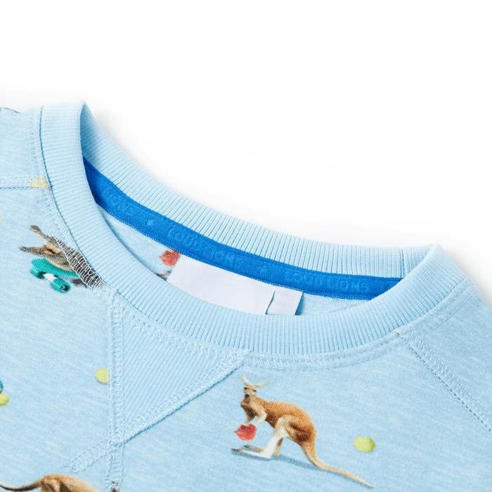 Sweatshirt pour enfants mélange bleu clair 92/104/116/128/140