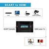Peritel a HDMI 1080p 60Hz Adaptateur Plug and Play Convertisseur Analogique vers Numerique Boite Video Audio Adaptateur Support PAL / pour PS4 / DVD