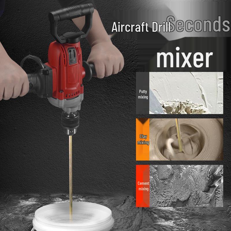 16-Hole Handheld Electric Mixer Drill for Putty and Mortar