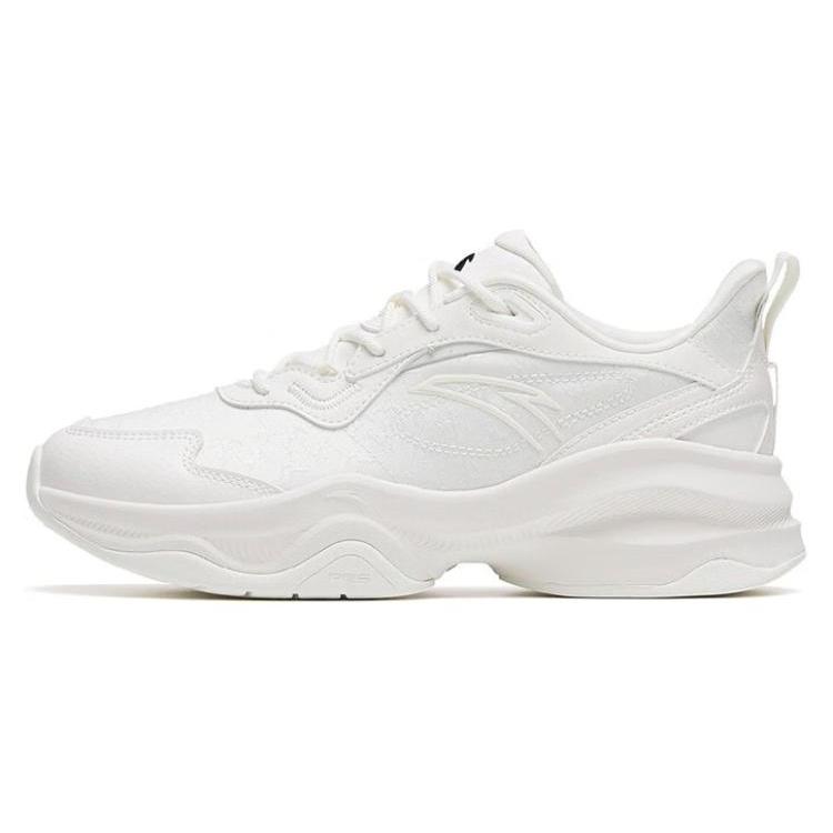 

Anta Abrasion Resistant Breathable Low top Training Shoes Women s Ivory White 122317756-2 38