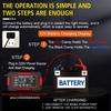 For Auto Moto Wet Dry Lead Acid AGM Gel Power Pulse Repair LCD Display Quick Charge Car Battery Charger 12V 6A