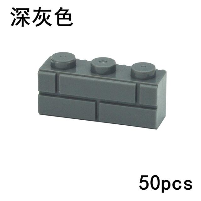 MOC City Thick Wall Figures Bricks 1x2 1x3 1x4 1+2 Dots Building Blocks Compatible 15533 98283 Educational House Contruction Toy