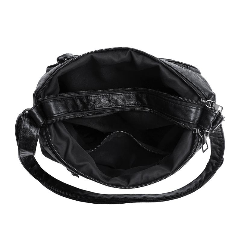 Bolso de Hombro Único con Múltiples Bolsillos de Gran Capacidad, Bolso Cruzado, Bolso de Mamá, Bolso para Señora de Mediana Edad