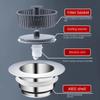 1Pcs Sink Drain Filter Bounce Core-Odor&Leak Prevention,Dishwashing Drain Filter,Anti-Clog Strainer
