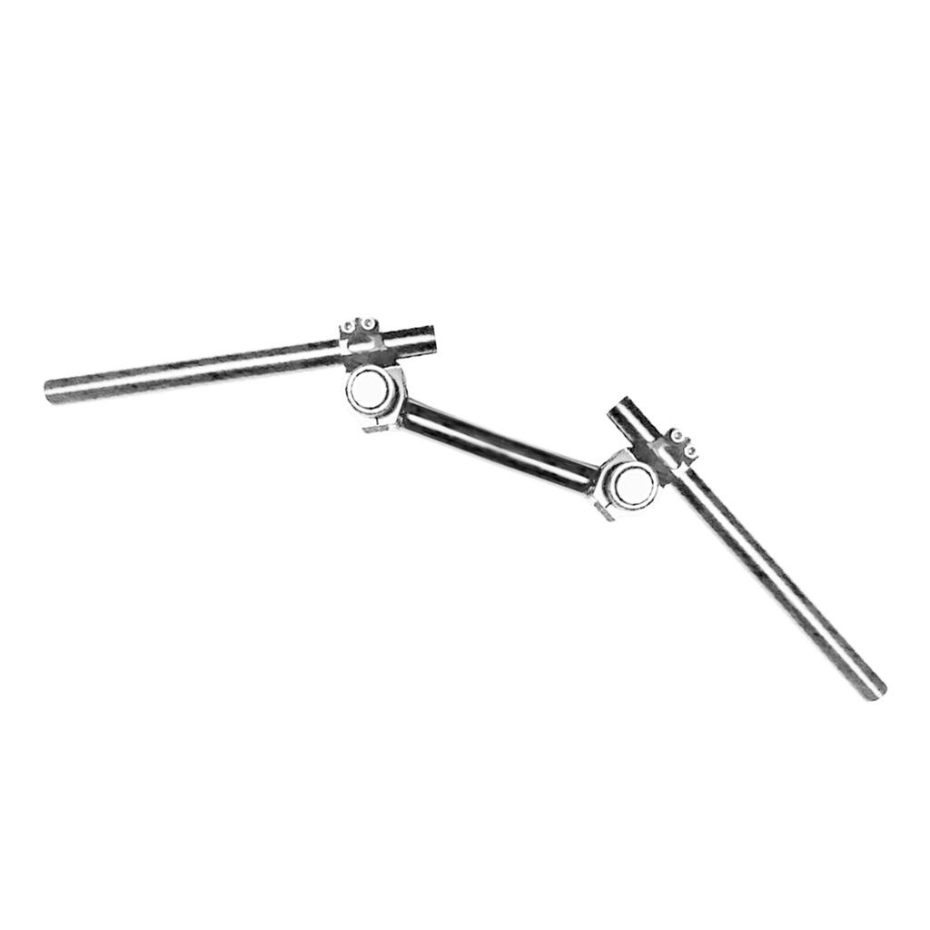 High Strength Aluminum Motorcycle Handlebar with Adjustable Height & Angle Suitable for Scooters Enhanced Riding Comfort