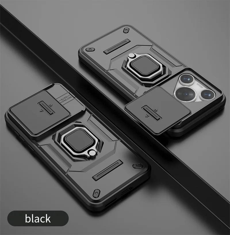 Nové nárazuvzdorné pouzdro Armor pro Huawei Pura 70 Ultra P70 Pro Ochranný kryt Prsten Magnetický držák Skořepina Coque Fundas Capa