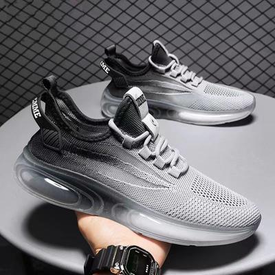Męskie trampki Wiosenne i letnie buty sportowe Gradientowe buty do biegania Siatkowe oddychające buty na co dzień