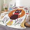 Flanell warmer Komfort weiche Japan Plüschdecke für Katze Sofa Wohnzimmer Büro Anime schwarz Schlafzimmer klassisch Reise niedliches Geschenk