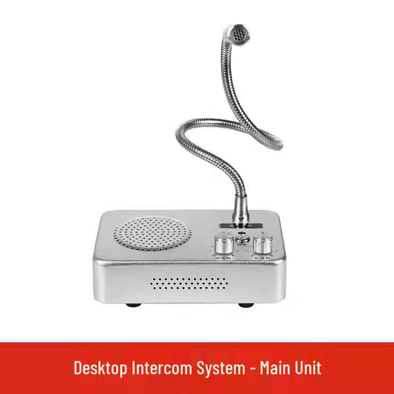 XD-968 Metalen Tweerichtingsluidspreker Intercom voor Banken, Ziekenhuizen en Kaartjesloketten